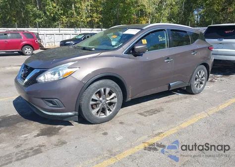 2017 Nissan Murano Platinum/S/Sl/Sv из США, поврежденный, VIN 5N1AZ2MH3HN201066